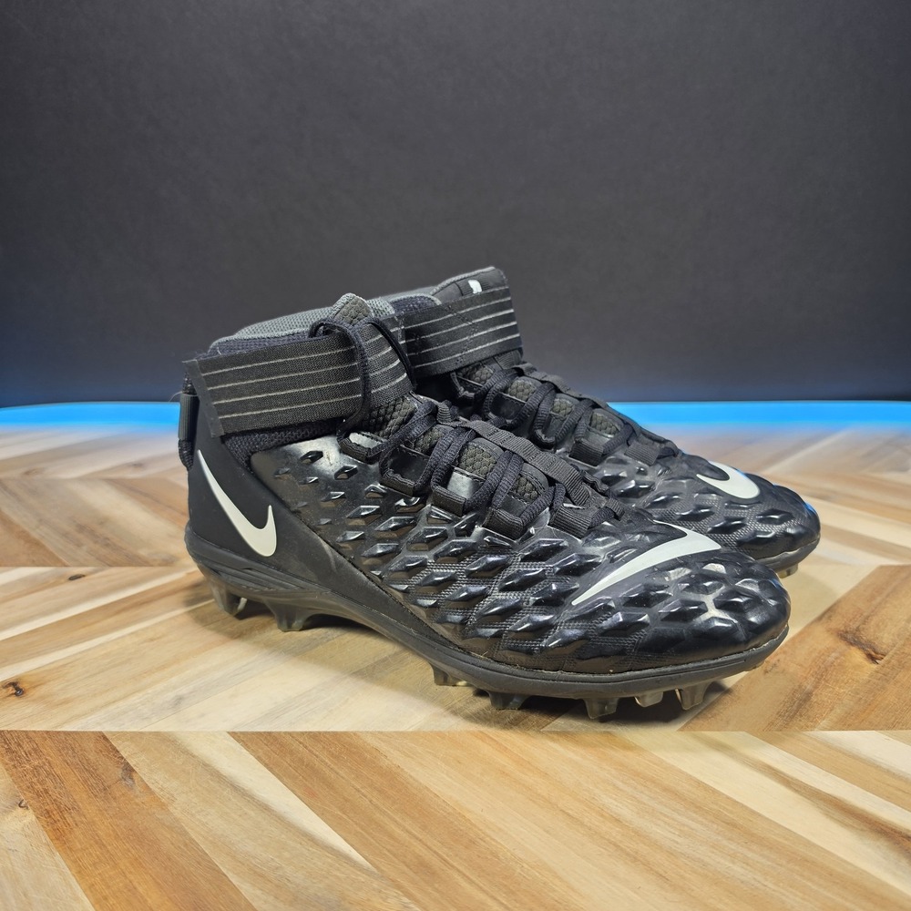 Nike Force Savage Pro 2 Wide Men 12 CD9250-001 Black Molded Football Cleats